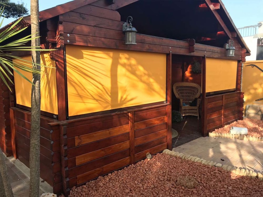 Toldos verticales y cerramientos verticales