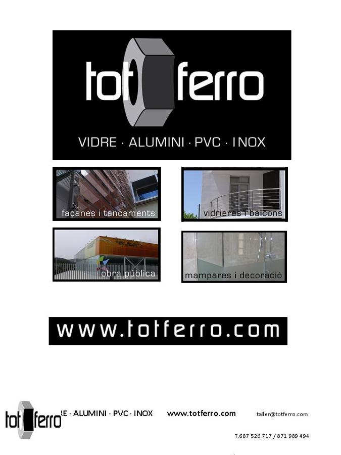 Tot Ferro Vidrio·Aluminio·PVC·Inox·Parquet