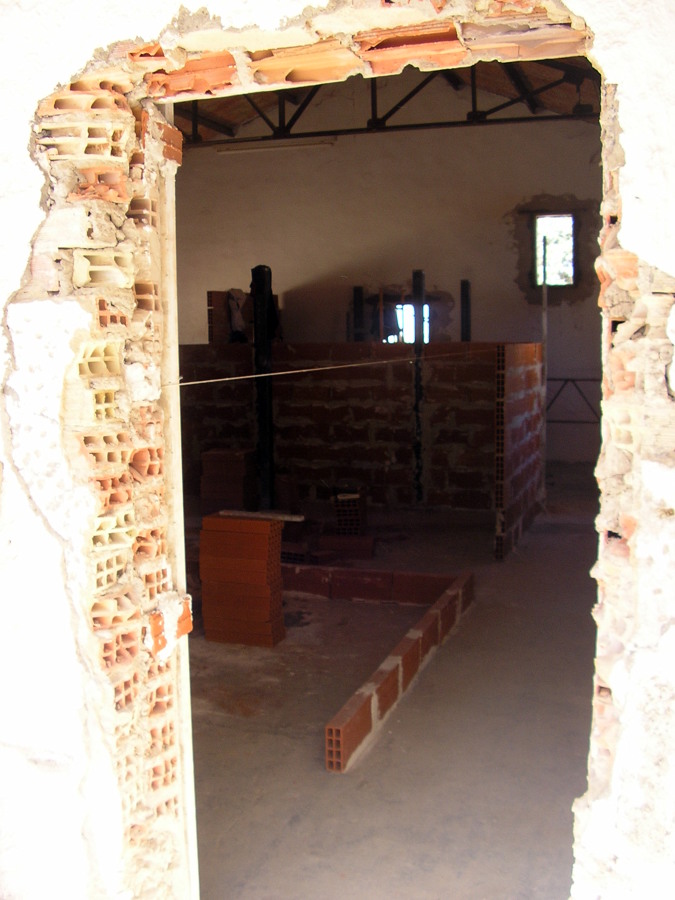 Trabajos de estructura y albañilería