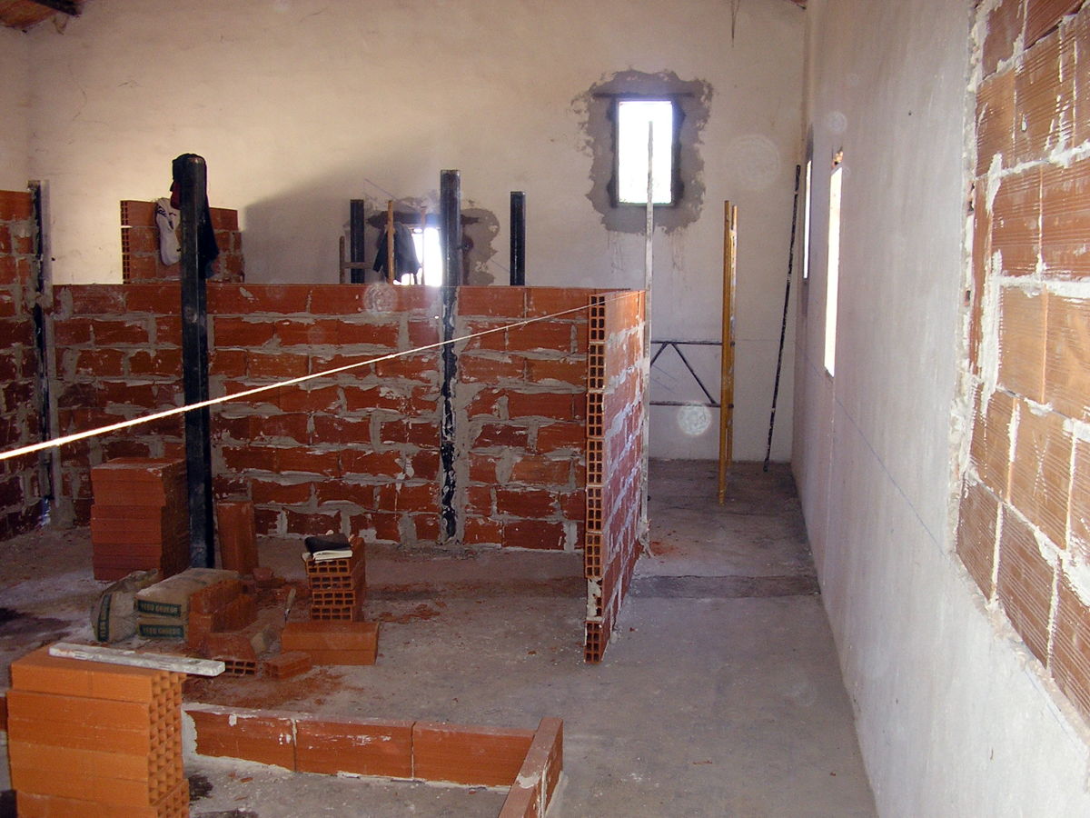 Trabajos de estructura y albañilería