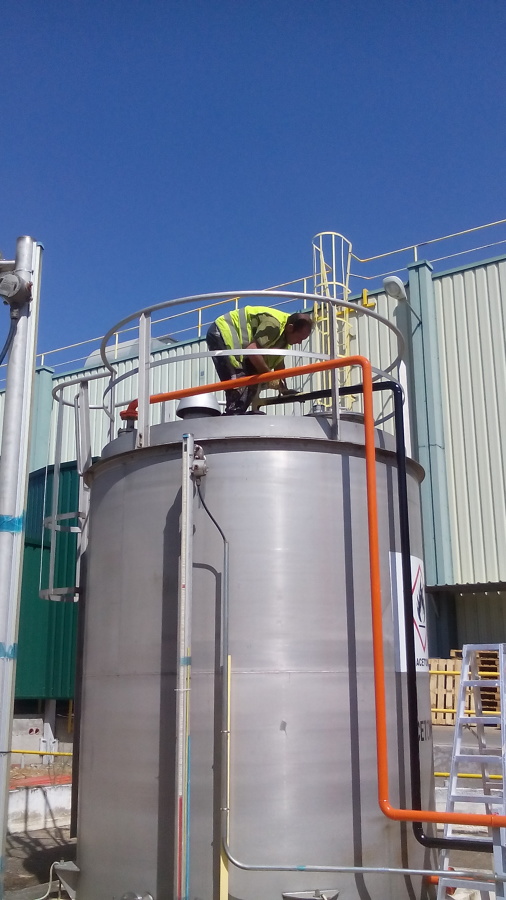 Trabajos de mantenimiento en empresa