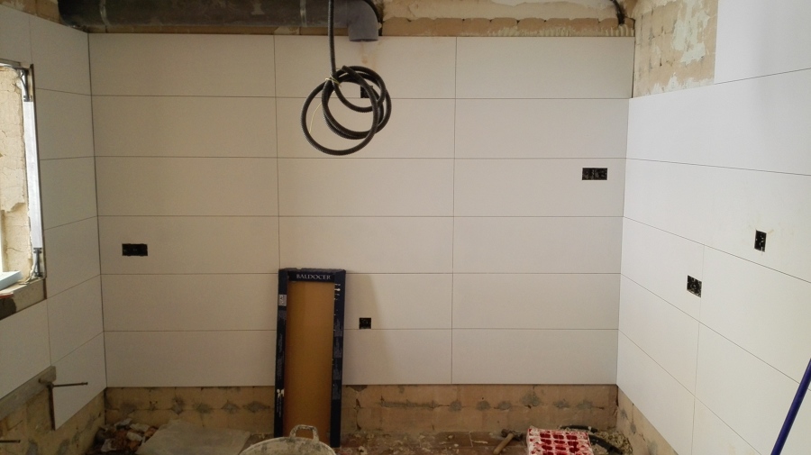 trabajos de revestimiento paredes cocina