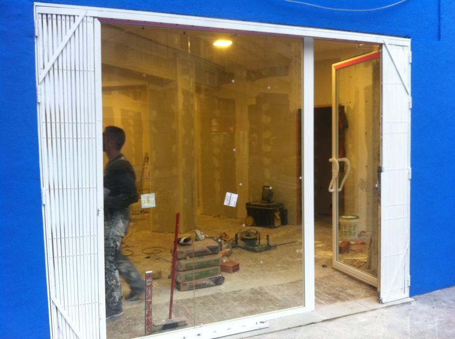 Trabajos durante la reforma - carpintería aluminio