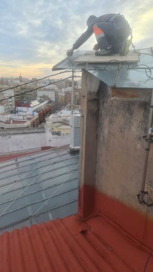 trabajos en altura con difícil acceso