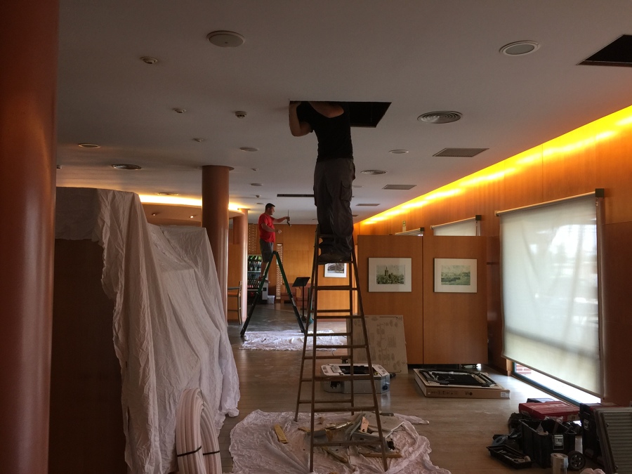 Trabajos previos a colocacion de los equipos