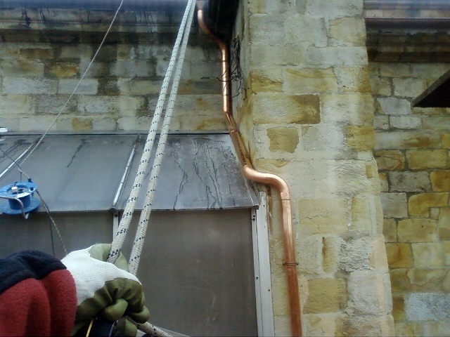 Trabajos verticales en Basilica de Begoña.