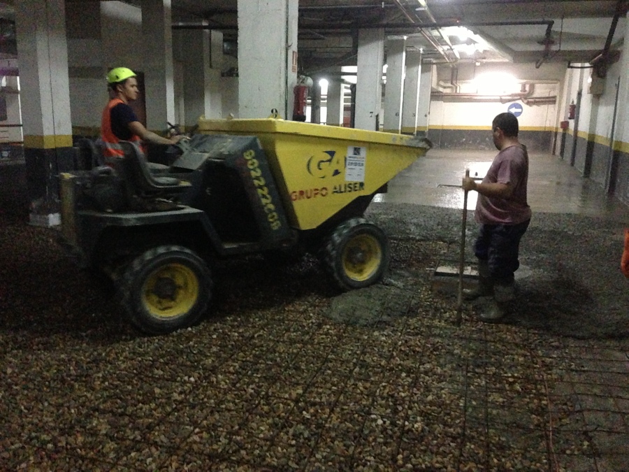 Transporte del hormigón