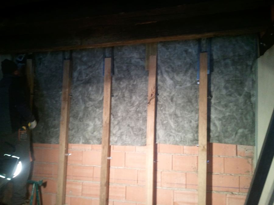 Trasdosado de pladur