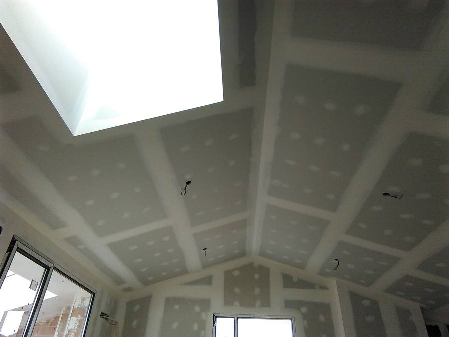 Trasdosado y falso techo buhardilla