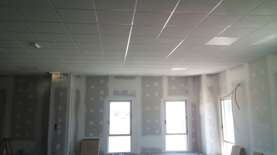 trasdosado yeso laminado y falso techo