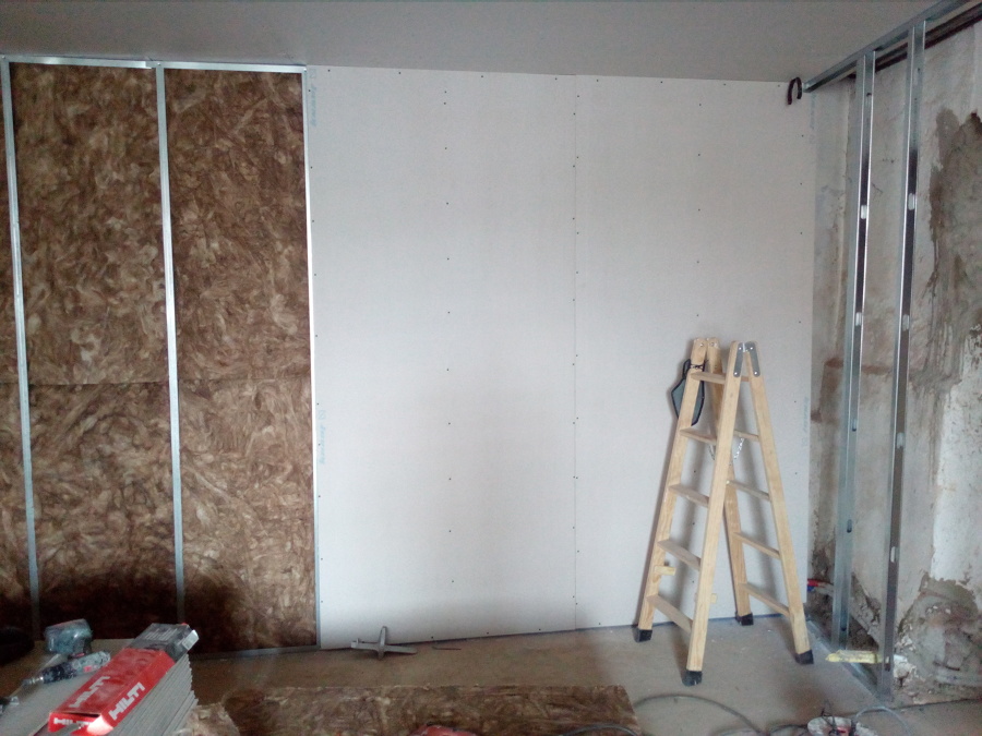 Trasdosados con aislamiento