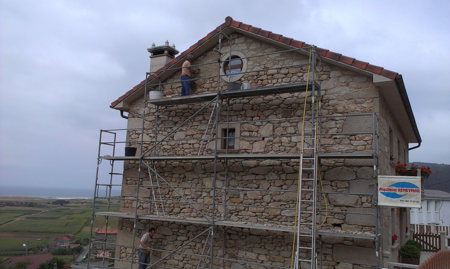Tratamientos en fachada de piedra