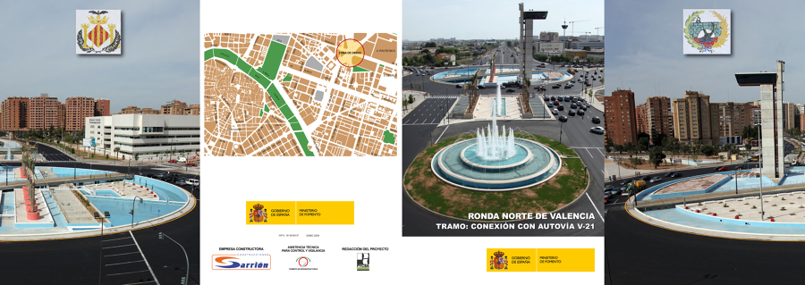 Tríptico inauguración carreteras