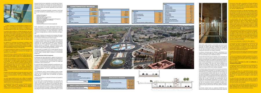 Tríptico inauguración carreteras