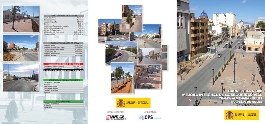 Tríptico inauguración carreteras