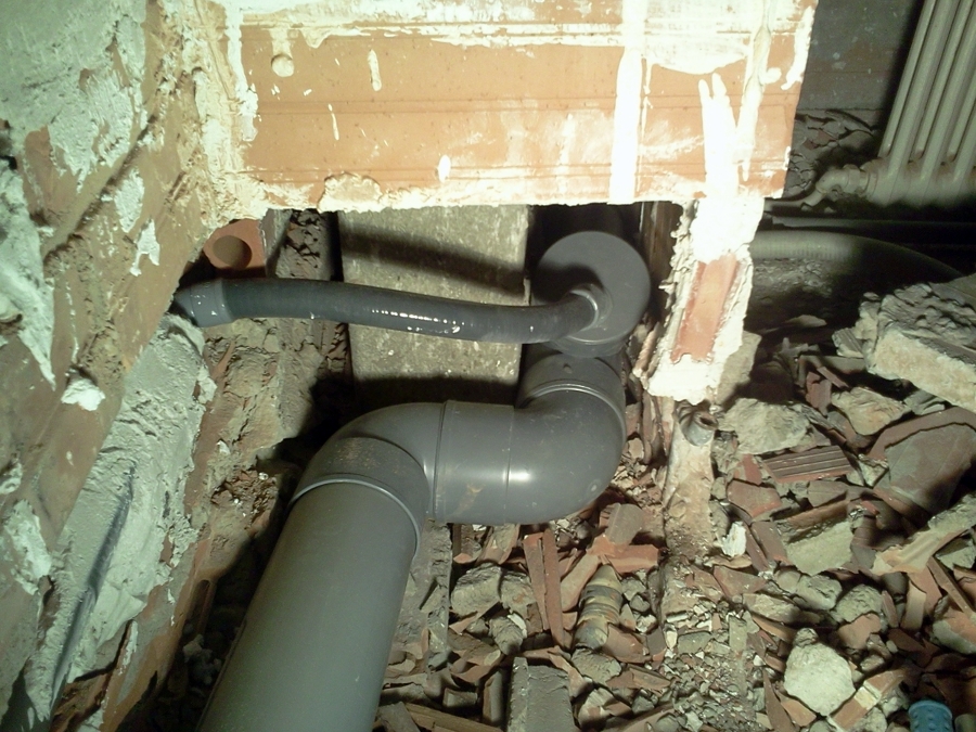 tuberia de aguas residuales