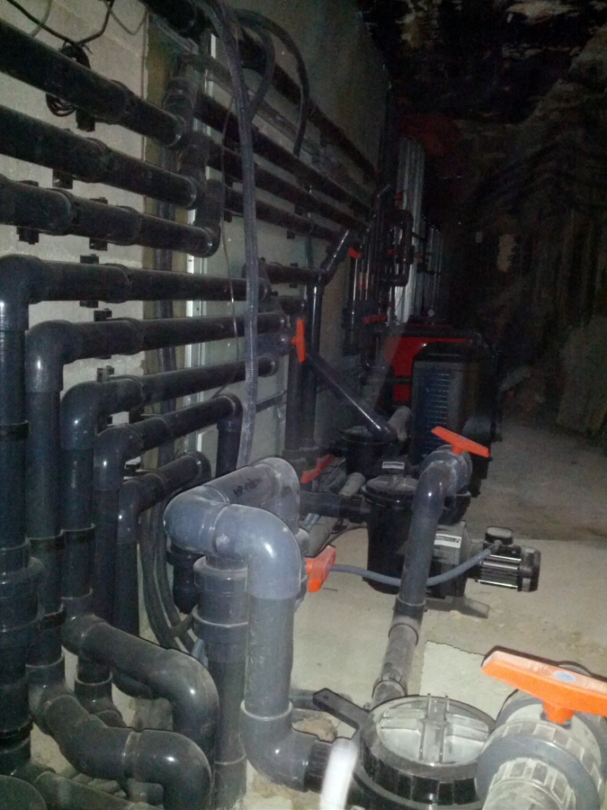 TUBERIA DE JACUZZI CON FUENTES