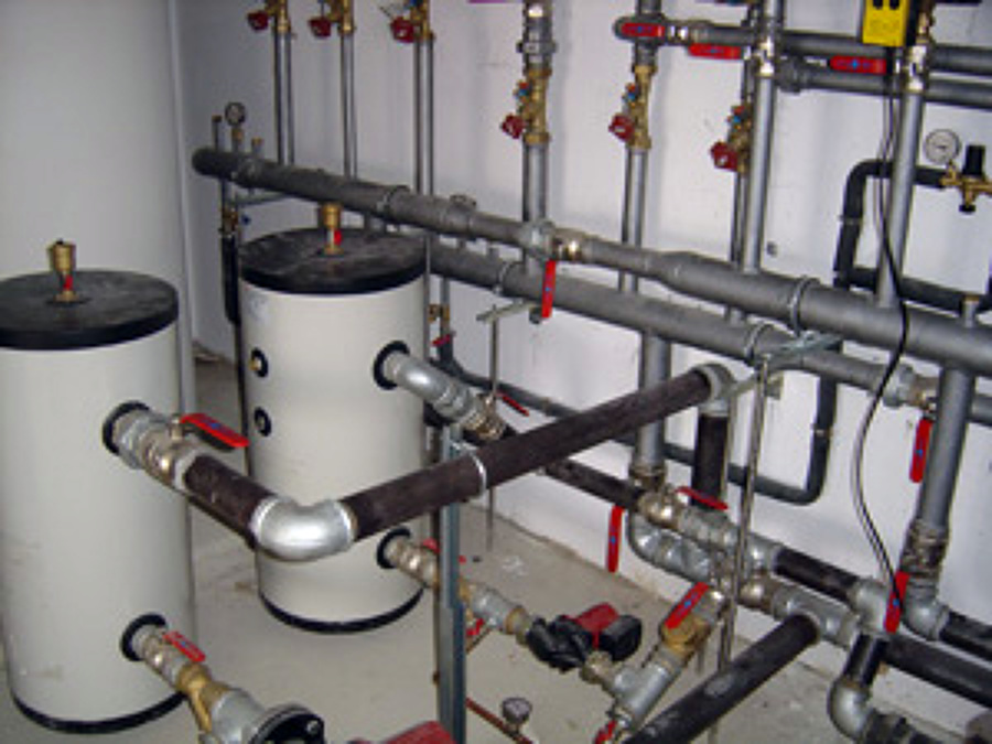 Tuberías sala calderas