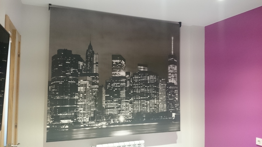 Tus fotos en las cortinas