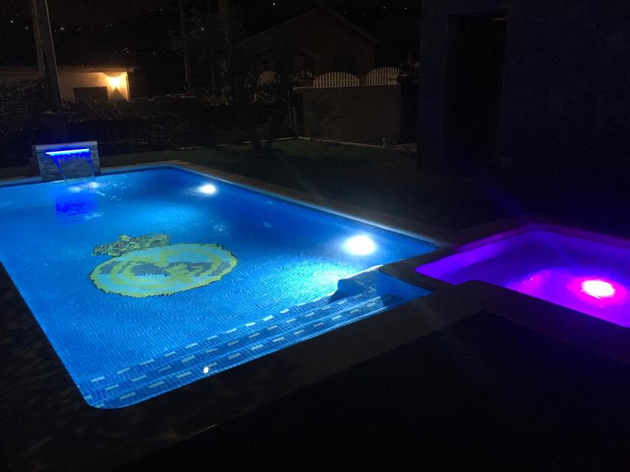 Ubicación de las luces del conjunto.