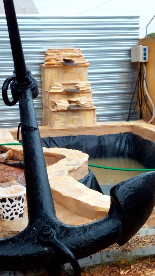 Un ancla de 2 toneladas