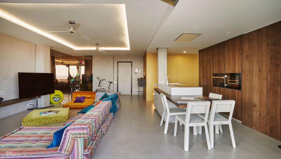 Un ático con estilo, vista general.