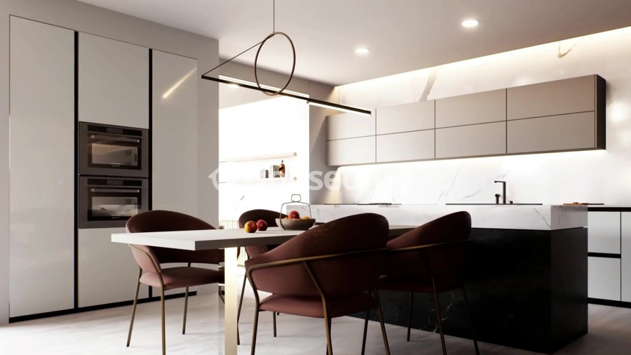 UNA COCINA PENSADA COMO UN MUEBLE MÁS DEL SALÓN