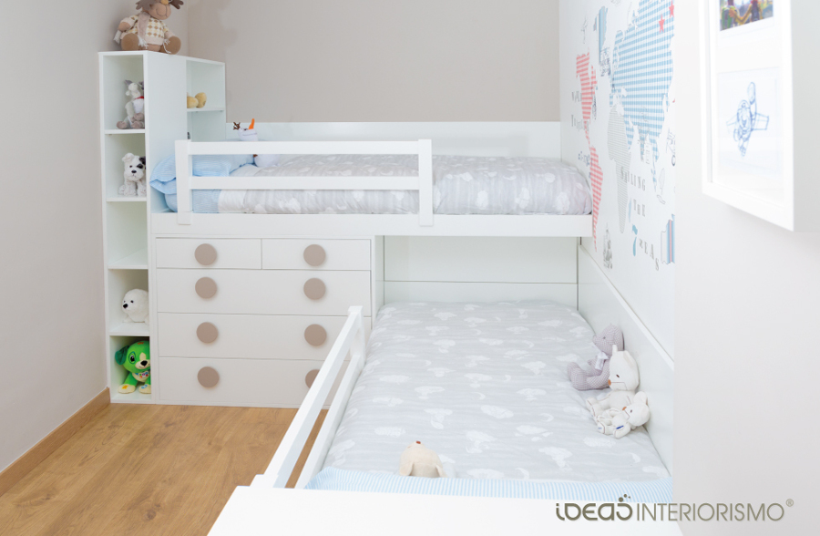 Una habitación infantil muy actual.