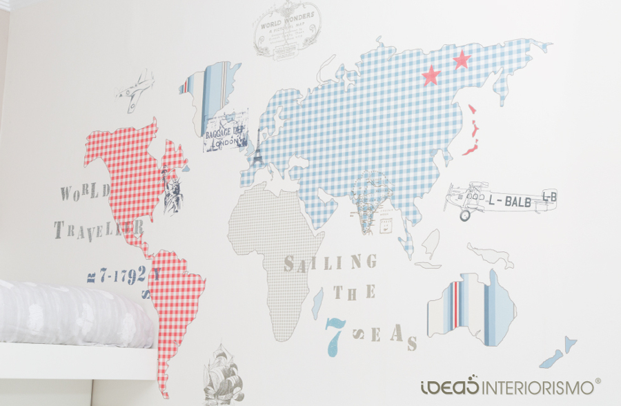 Una habitación infantil muy actual.