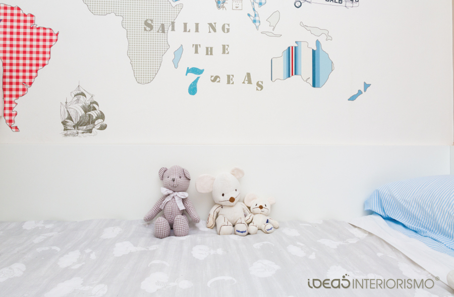 Una habitación infantil muy actual.