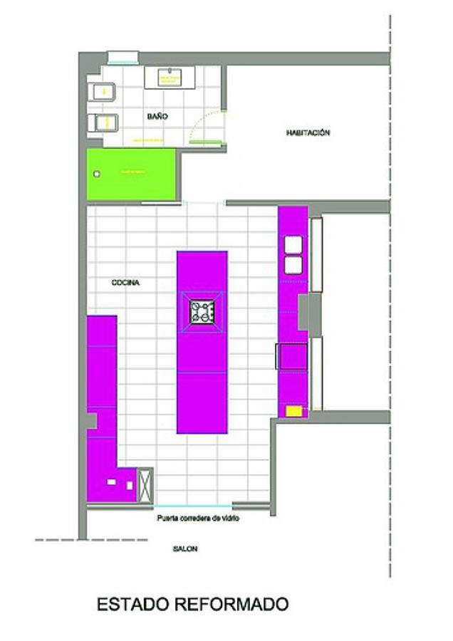 Plano de distribución actual