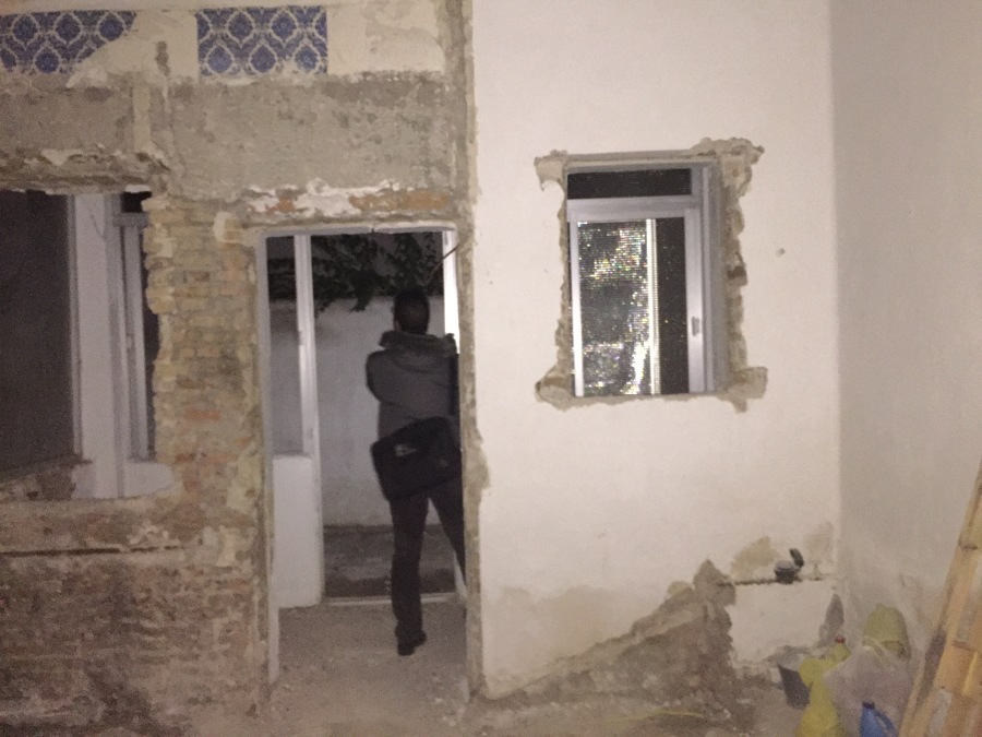 Una vez realizado el derribo vemos las patologías del inmueble.