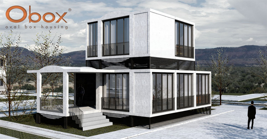 Urbanización de viviendas unifamiliares de dos planta.