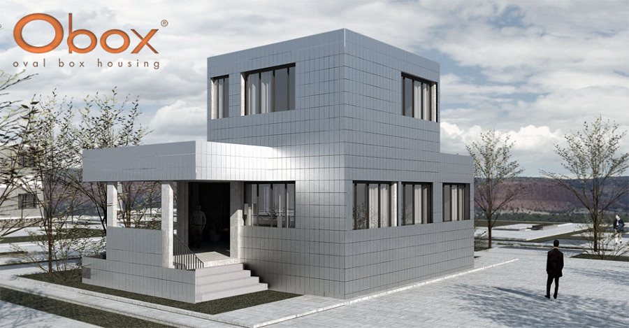 Urbanización de viviendas unifamiliares de dos planta.