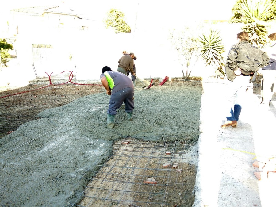 Vaciado de Hormigón  Entrada