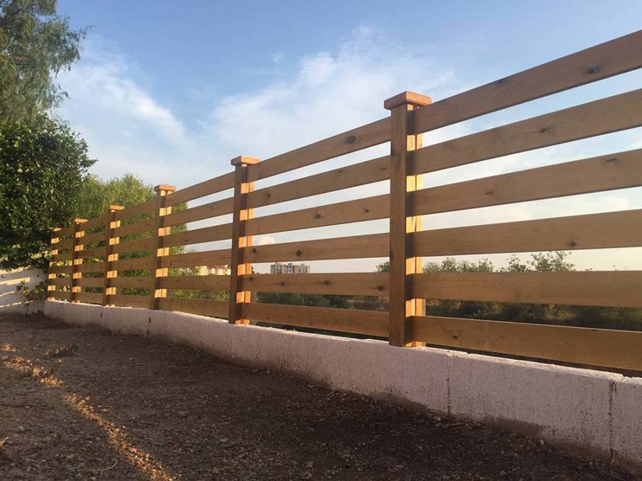 Valla de madera