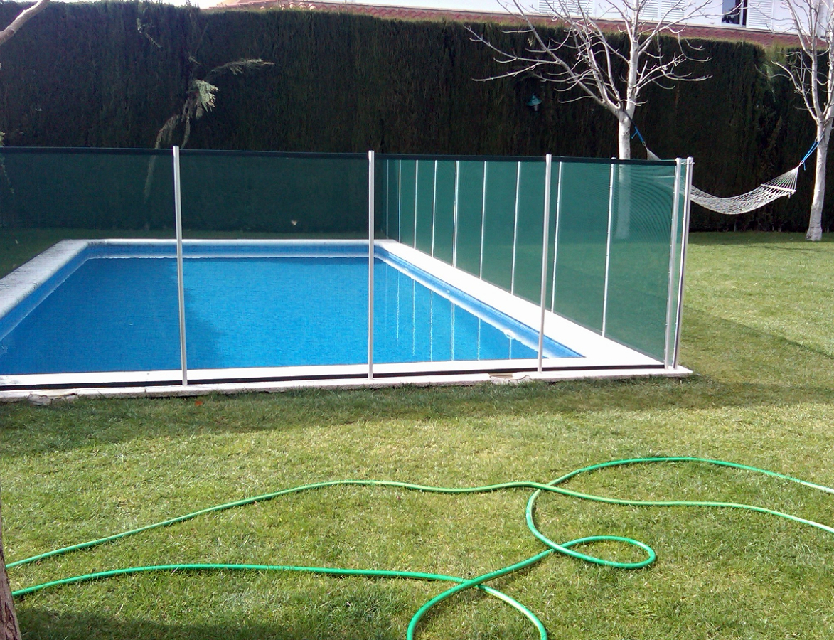 Vallas para piscinas, desmontables