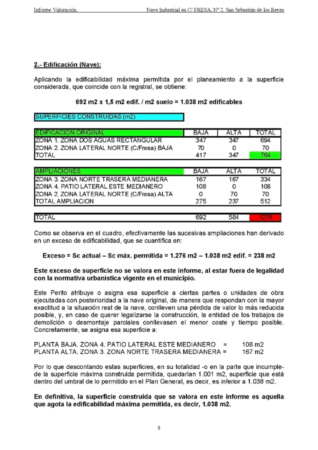Valoración nave industrial. Extracto3