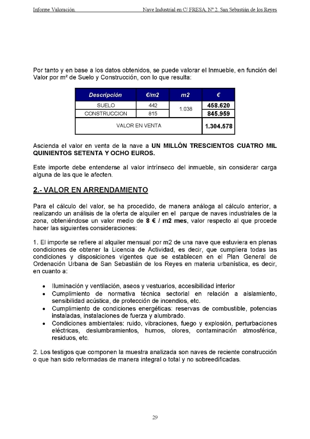 Valoración nave industrial. Extracto6