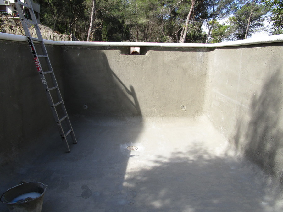 Vaso impermeabilizado.