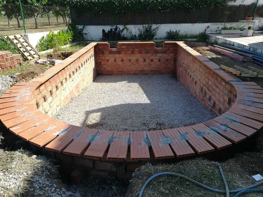 Vaso listo para poner los hierros.