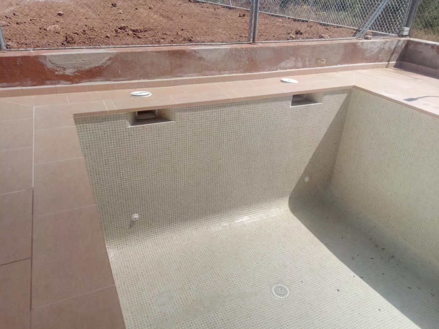 vaso revestido y terminado.