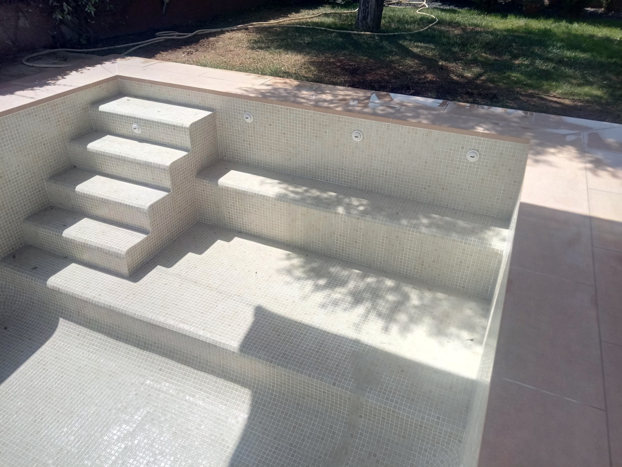 Vaso revestido y terminado.