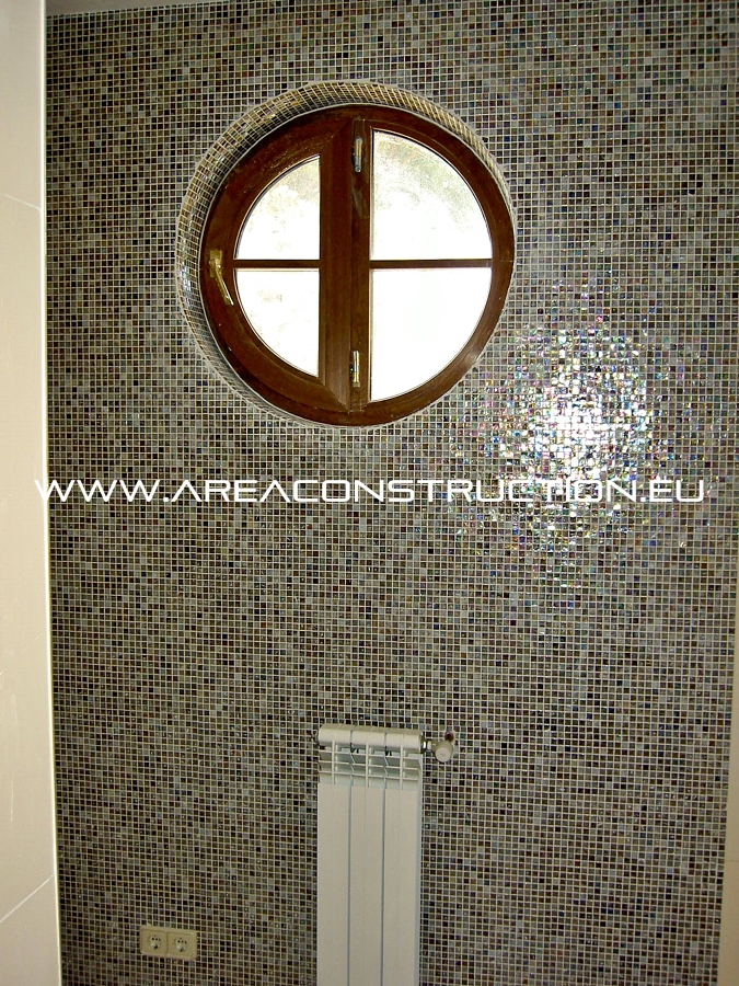 Ventana cuarto baño. Casa Castelldefels, Barcelona