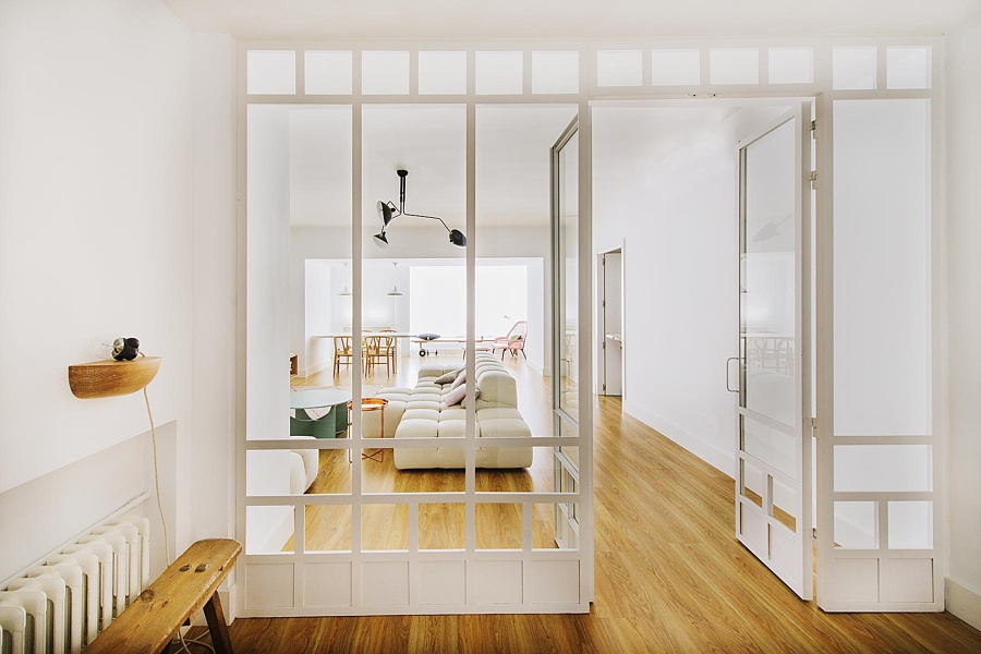 ventanas que dan acceso al comedor