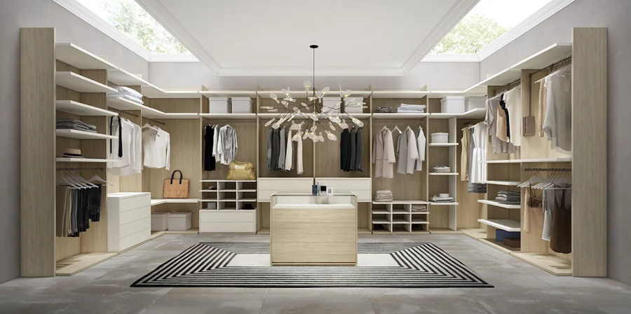 VESTIDOR XL EN FORMA DE U + ISLA TONOS CLARO