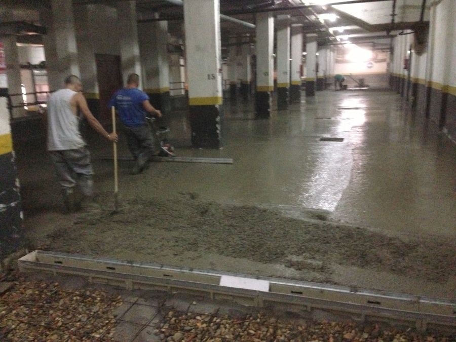 Vibrado del hormigón