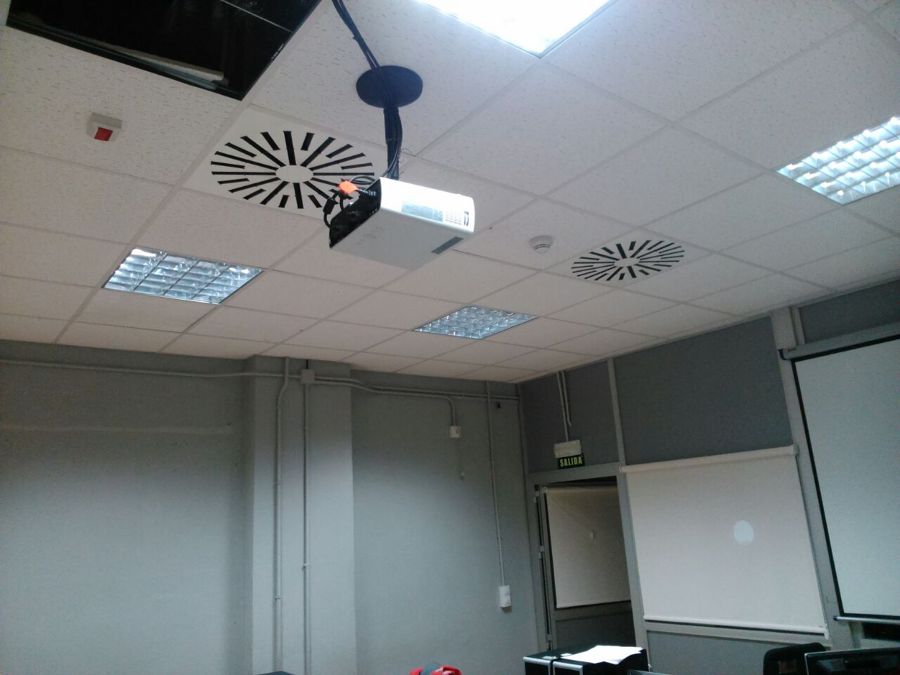 Video proyeccion Aula de formación 2