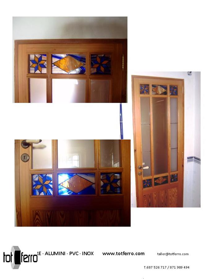 Vidriera artísitca emplomada