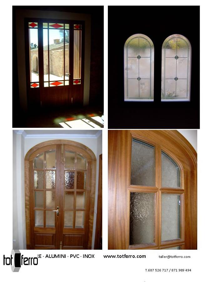 Vidriera artística emplomada, fusing...